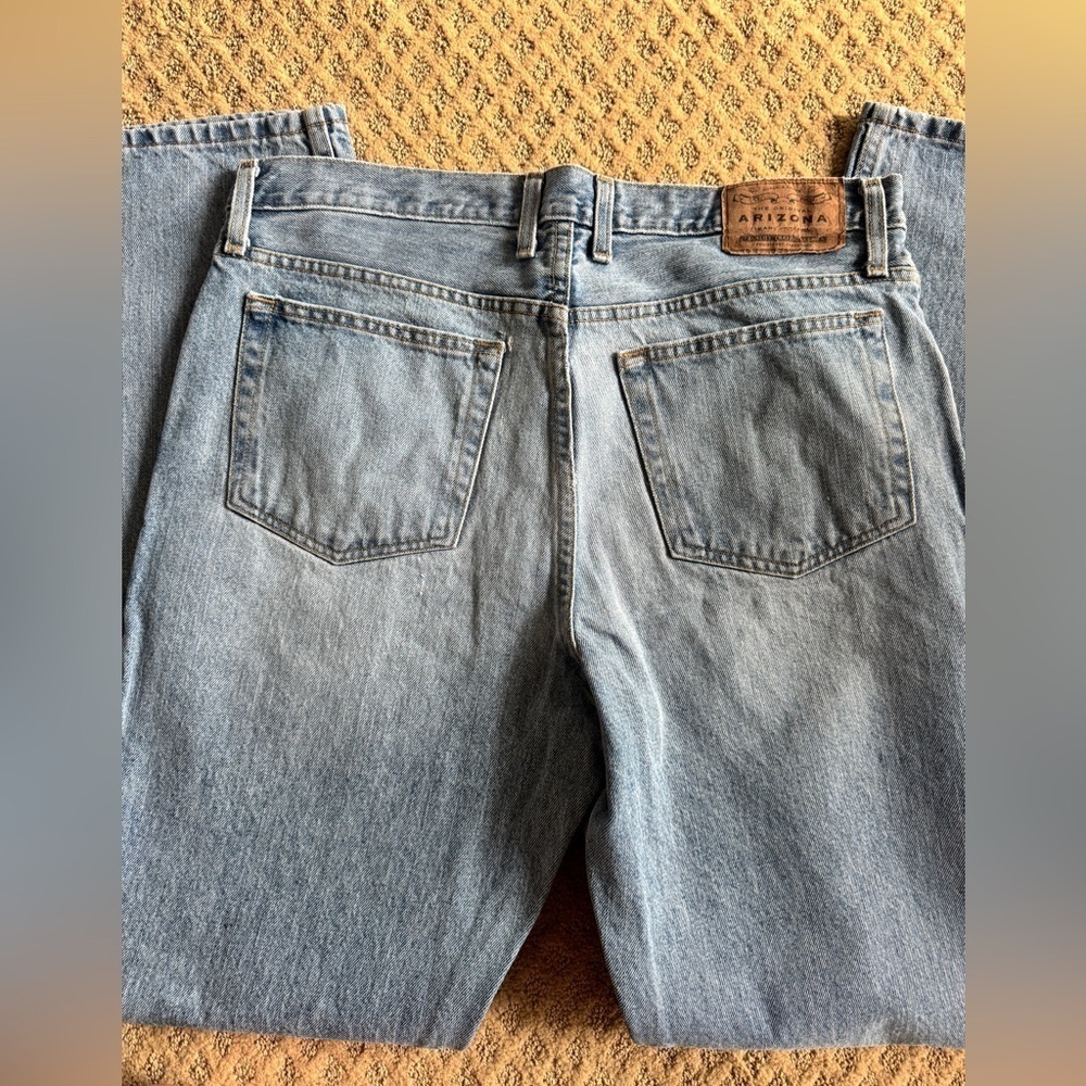 90s Classic Arizona Jeans Men's Boot Cut Cotton Casual Blue Denim 36*34 - Picture 6 of 7